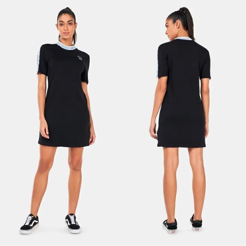Vans Mini Black Dress Shorts Sleeved Peace Checkerboard Size L